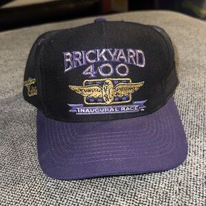 Brickyard 400 Black and Purple Hat- Vintage